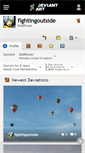Mobile Screenshot of fightingoutside.deviantart.com