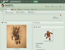 Tablet Screenshot of chocogirl72.deviantart.com