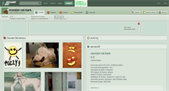 Desktop Screenshot of monster-rat-bark.deviantart.com