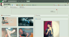 Desktop Screenshot of dancernight.deviantart.com