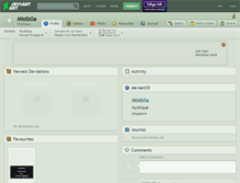 Tablet Screenshot of mistb0a.deviantart.com