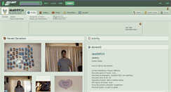 Desktop Screenshot of death8924.deviantart.com