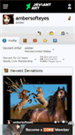Mobile Screenshot of ambersofteyes.deviantart.com