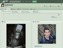 Tablet Screenshot of feedthehead.deviantart.com