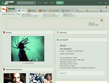 Tablet Screenshot of hanyb.deviantart.com