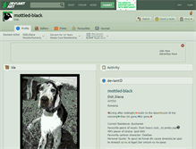 Tablet Screenshot of mottled-black.deviantart.com