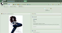 Desktop Screenshot of kattraill.deviantart.com