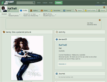 Tablet Screenshot of kattraill.deviantart.com