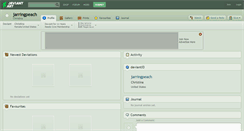 Desktop Screenshot of jarringpeach.deviantart.com