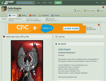 Tablet Screenshot of cells-empire.deviantart.com