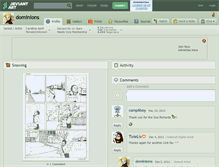 Tablet Screenshot of dominions.deviantart.com