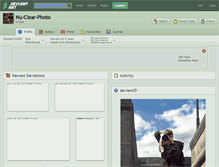 Tablet Screenshot of nu-clear-photo.deviantart.com