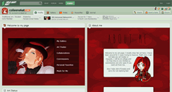 Desktop Screenshot of colleenekat.deviantart.com