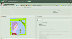 Desktop Screenshot of insanemorbidkittie.deviantart.com