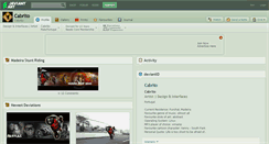Desktop Screenshot of cabrito.deviantart.com