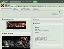 Tablet Screenshot of cabrito.deviantart.com