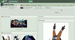 Desktop Screenshot of dragonfiresongs.deviantart.com