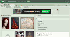 Desktop Screenshot of marina-b.deviantart.com