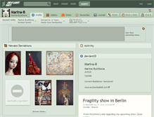 Tablet Screenshot of marina-b.deviantart.com
