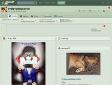 Tablet Screenshot of irrelevantmaverick.deviantart.com