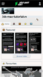 Mobile Screenshot of 3ds-max-tutorials.deviantart.com