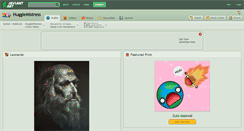 Desktop Screenshot of hugglemistress.deviantart.com
