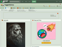 Tablet Screenshot of hugglemistress.deviantart.com