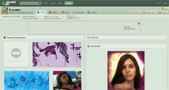 Desktop Screenshot of d-avalon.deviantart.com