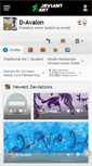 Mobile Screenshot of d-avalon.deviantart.com