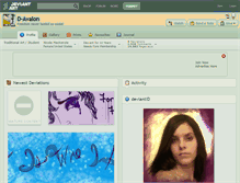 Tablet Screenshot of d-avalon.deviantart.com