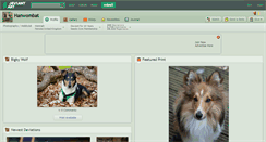 Desktop Screenshot of hanwombat.deviantart.com