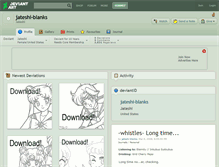 Tablet Screenshot of jateshi-blanks.deviantart.com