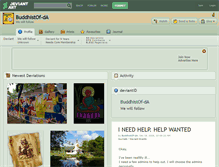Tablet Screenshot of buddhistof-da.deviantart.com