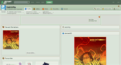 Desktop Screenshot of gabrielita.deviantart.com