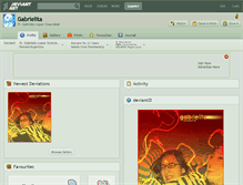 Tablet Screenshot of gabrielita.deviantart.com