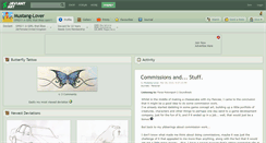 Desktop Screenshot of mustang-lover.deviantart.com