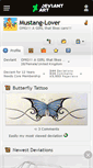 Mobile Screenshot of mustang-lover.deviantart.com