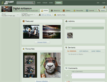 Tablet Screenshot of digital-artisans.deviantart.com