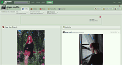 Desktop Screenshot of ginger-muffin.deviantart.com