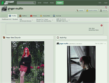 Tablet Screenshot of ginger-muffin.deviantart.com
