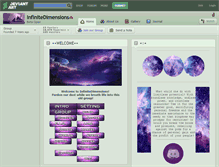 Tablet Screenshot of infinitedimensions.deviantart.com