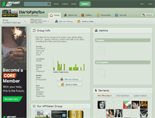 Tablet Screenshot of diaryofphoto.deviantart.com