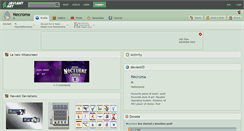 Desktop Screenshot of necroma.deviantart.com