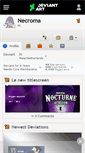 Mobile Screenshot of necroma.deviantart.com