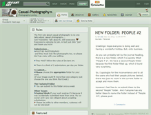Tablet Screenshot of casual-photography.deviantart.com