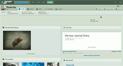 Desktop Screenshot of photo-kia.deviantart.com