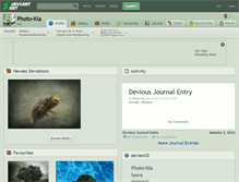 Tablet Screenshot of photo-kia.deviantart.com