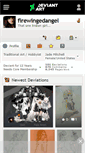 Mobile Screenshot of firewingedangel.deviantart.com
