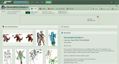 Desktop Screenshot of elementalheroshadow2.deviantart.com