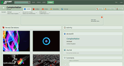 Desktop Screenshot of complexnation.deviantart.com